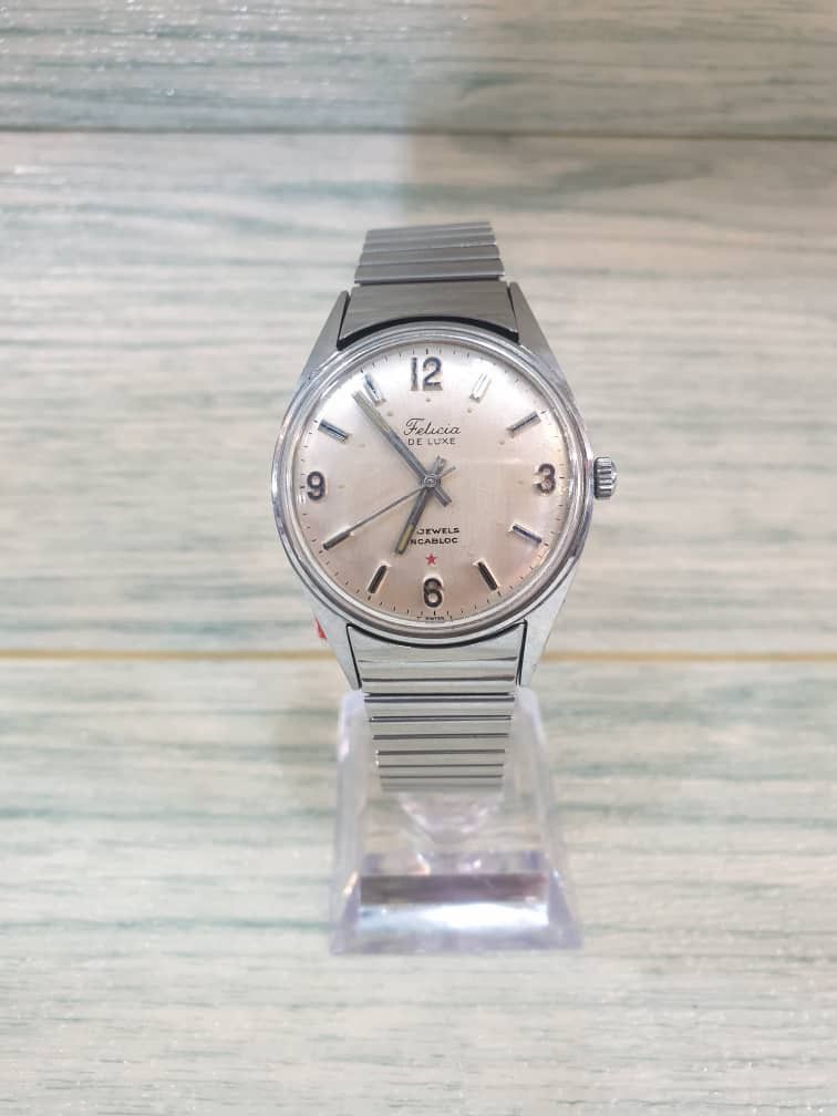 Brand Felicia De Luxe 17 Jewels Incabloc Automatic Watch Model De