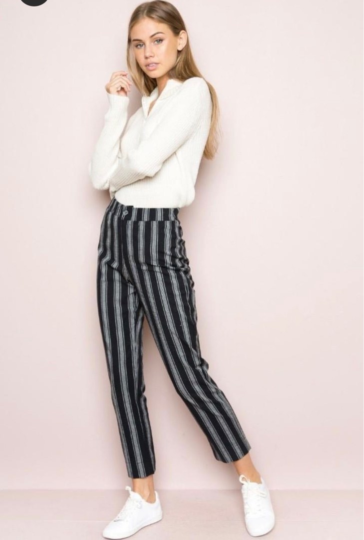 Brandy melville on sale striped pants