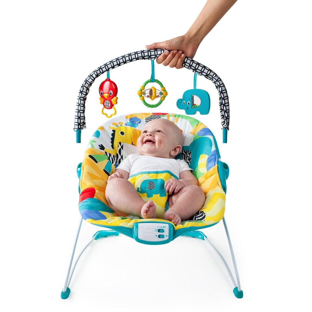 Bright starts safari smiles bouncer outlet