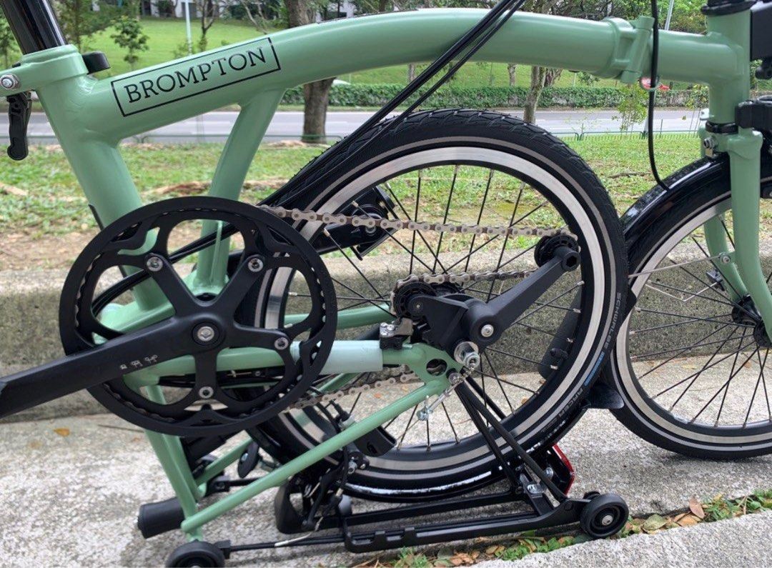 Brompton Matcha green rack ), Sports Equipment, Bicycles Parts