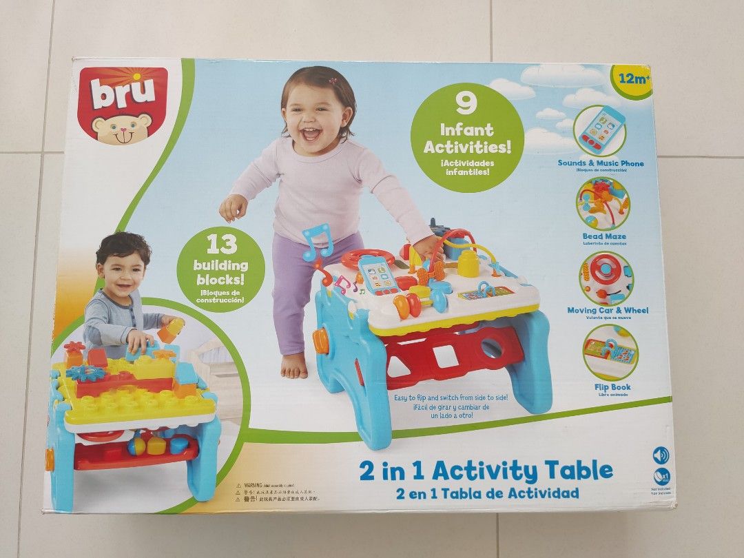 Bru 2 in 1 activity table outlet