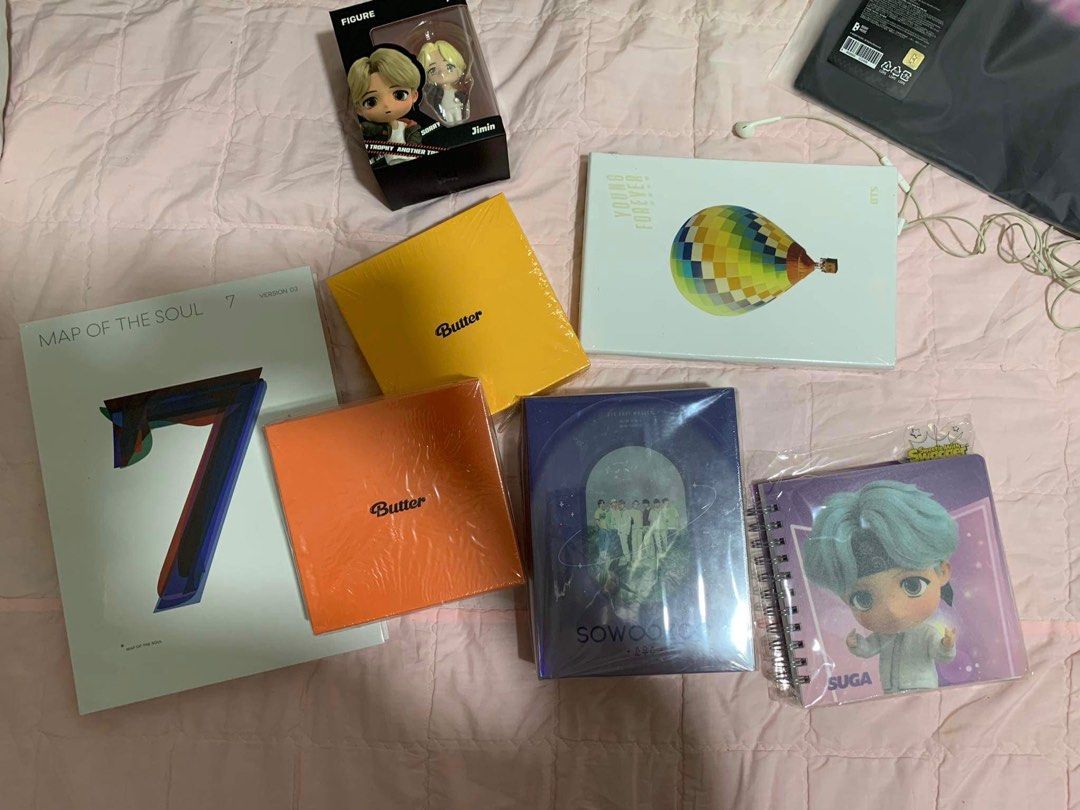 SEALED BTS MERCH (Albums, Tumbler, Shirt etc) (Category: K-Wave Merchandise) located in Tagaytay City. Submitted by mariapatricemb (Listing ID 1239774007, Image 3). Description: For as low as 400 (PM me for prices ng each item) Inuubos ko na lang po so selling na lang for its SRP Thank you.
