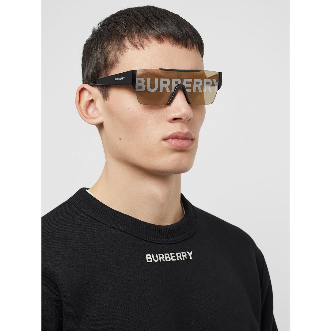 Burberry sunglasses with logo on lens discount