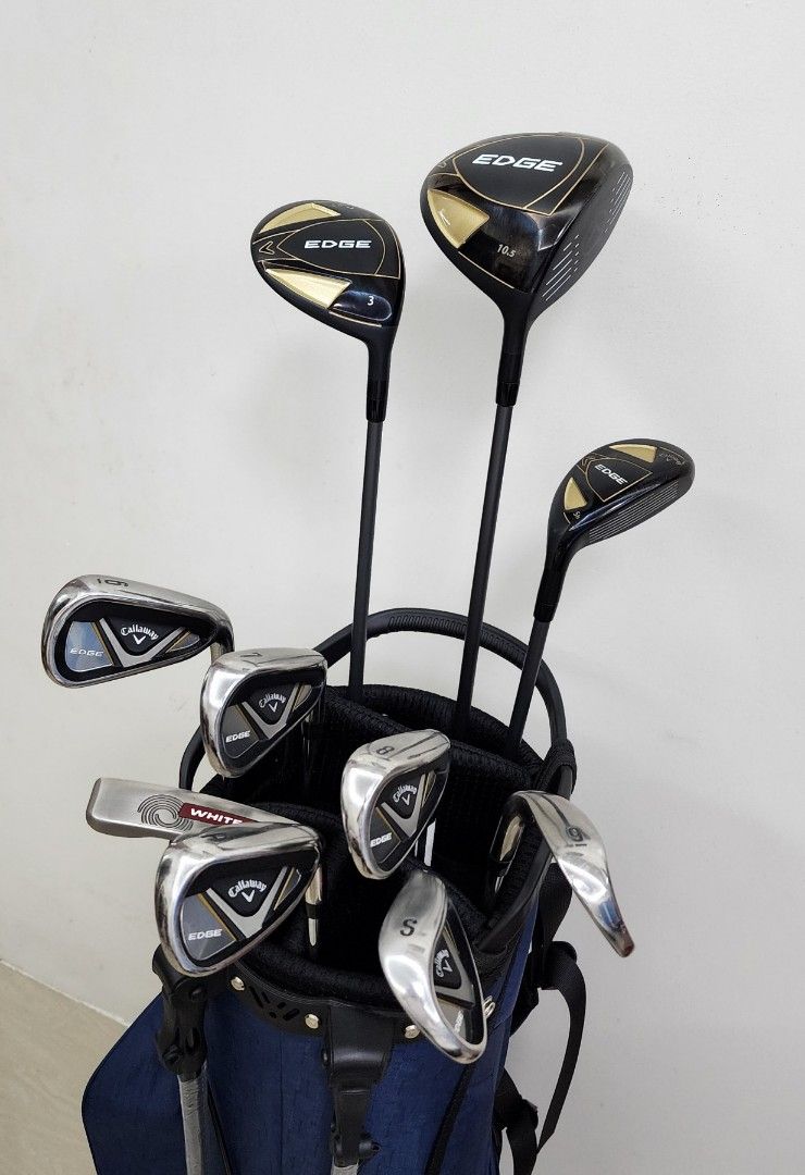 Callaway Edge 10-piece Golf Club Set, Right Handed - Stiff Flex