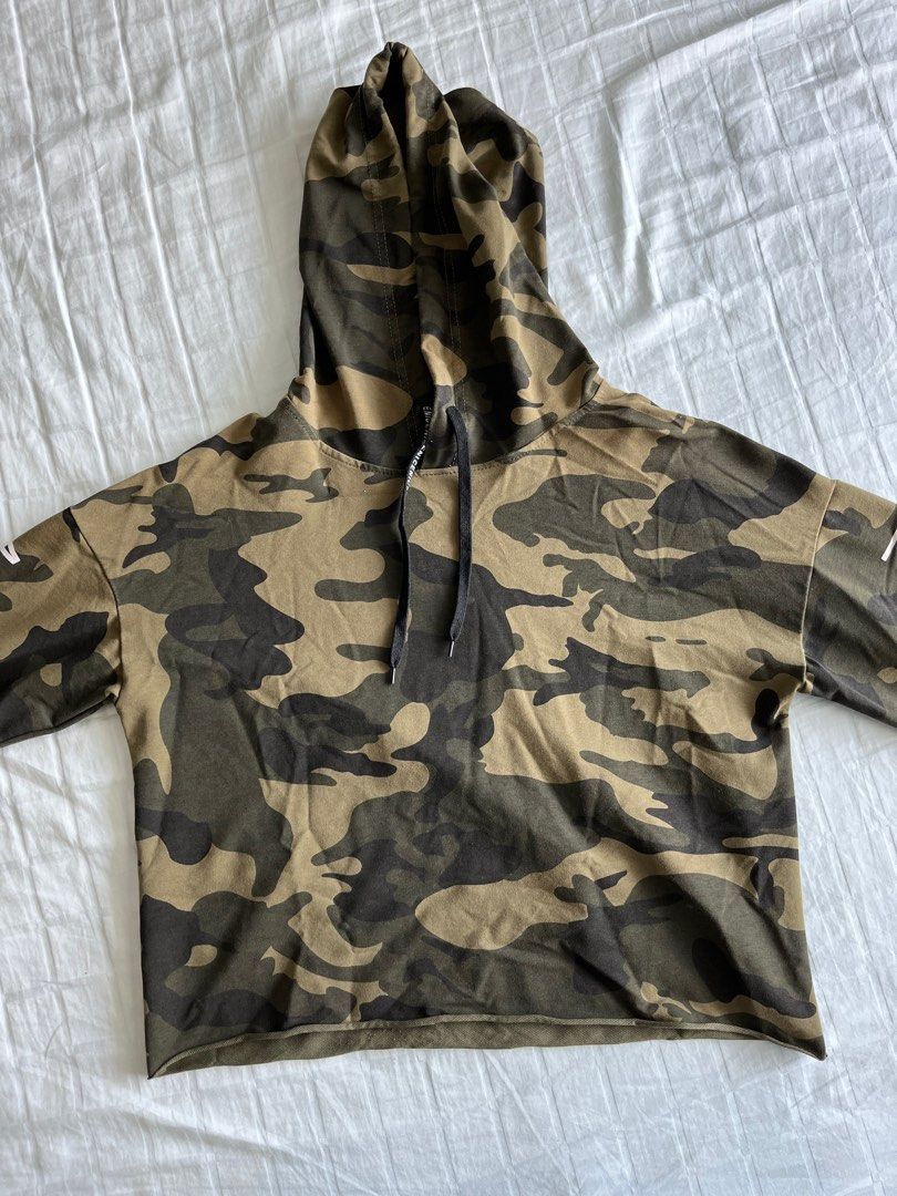 Army print hoodie outlet