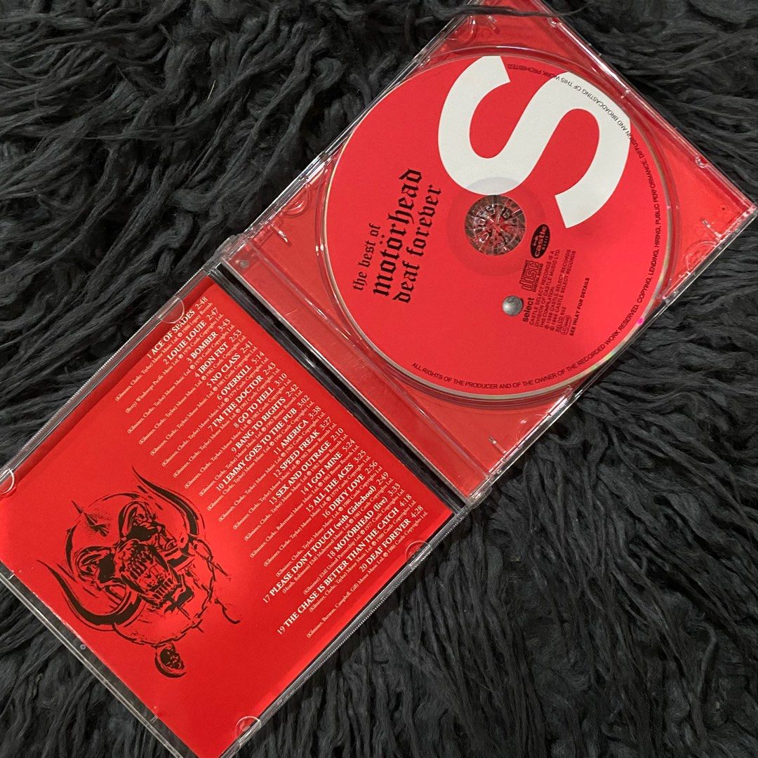 CD MOTORHEAD The best of -deaf forever, Hobbies & Toys, Music & Media ...