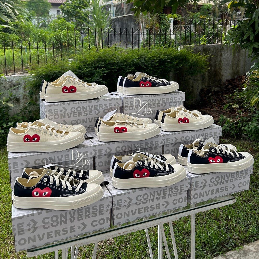 converse cdg noire