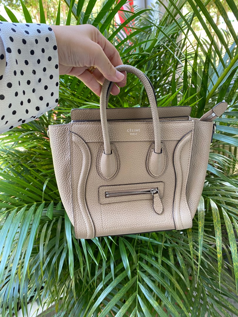 Celine nano store beige