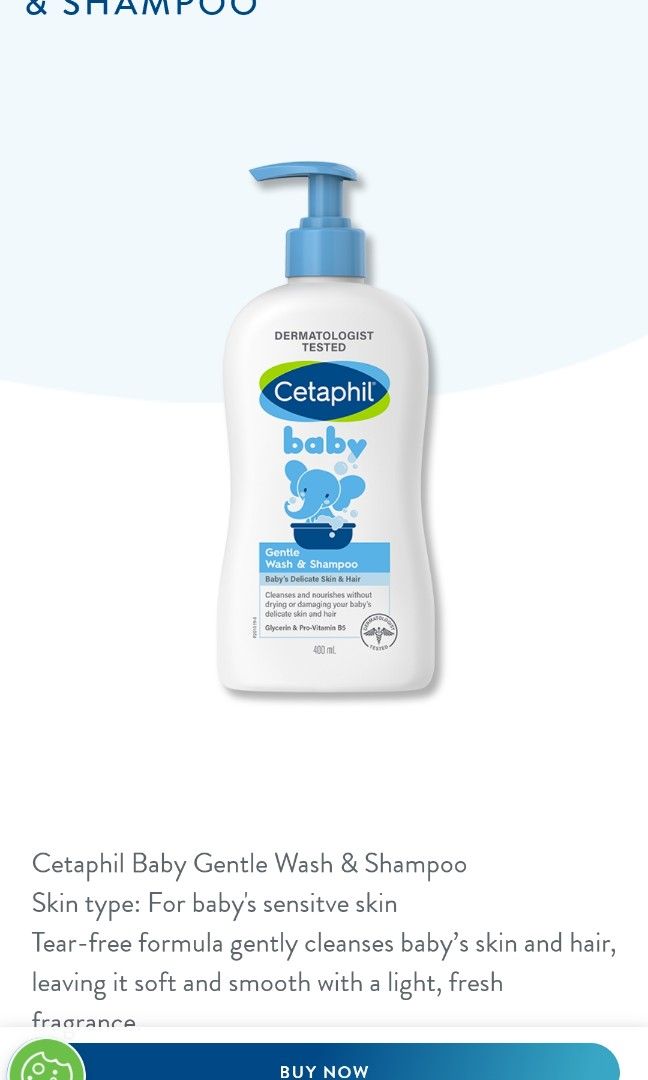 Cetaphil baby bath and wash 400ml bundle pack, Babies & Kids, Bathing