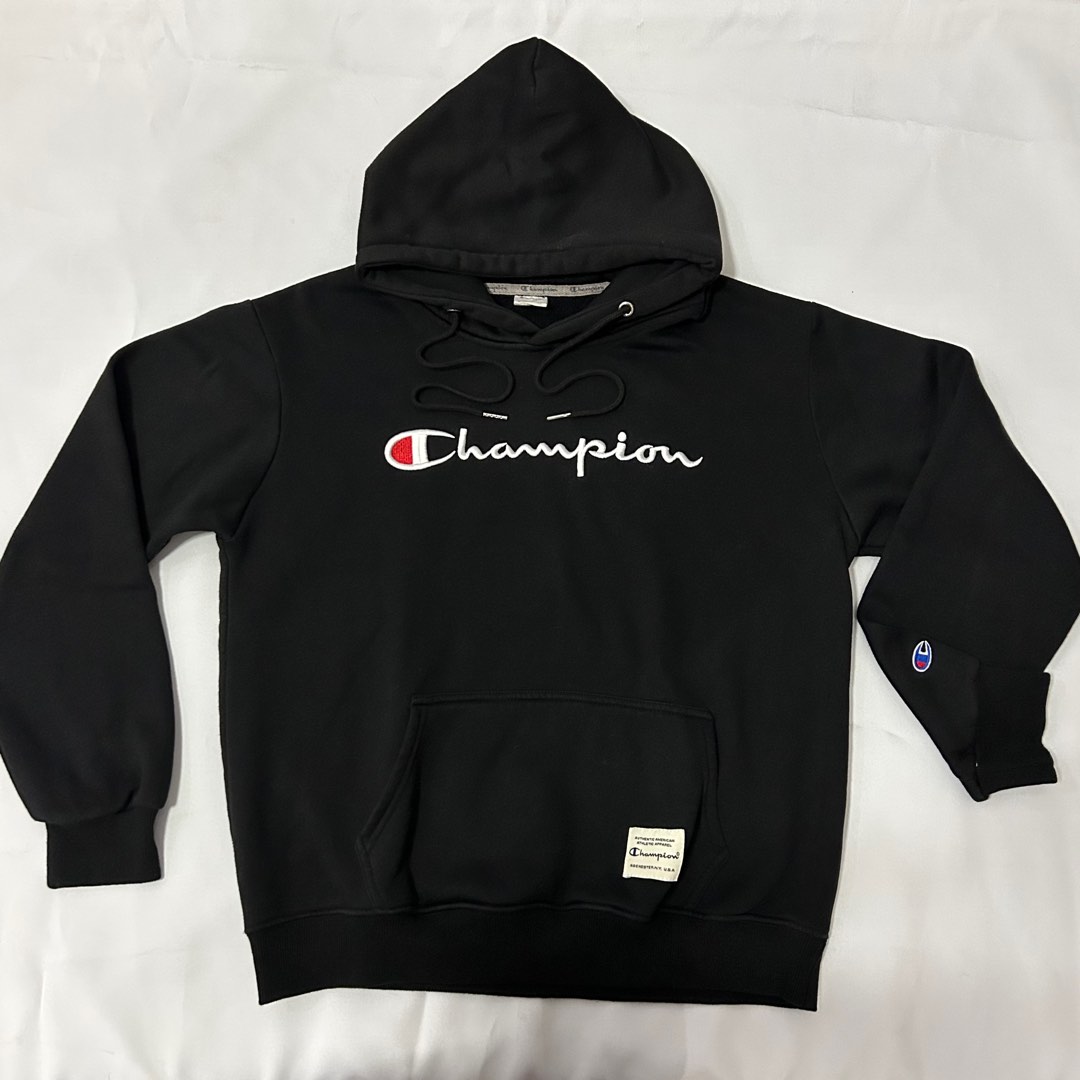 Champion hoodie outlet mens black
