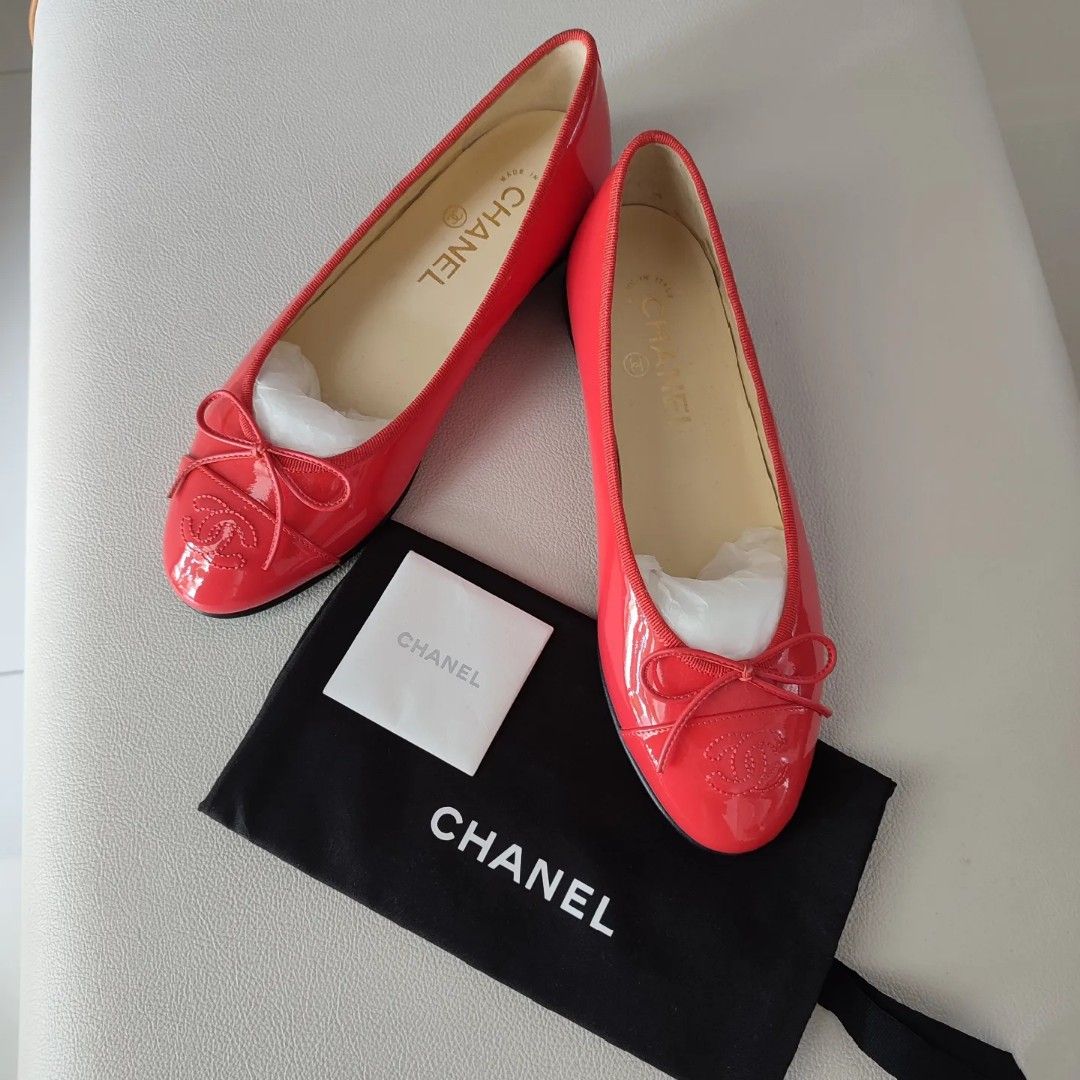 Chanel Ballet Ballerina Flats, Luxury, Sneakers & Footwear on Carousell