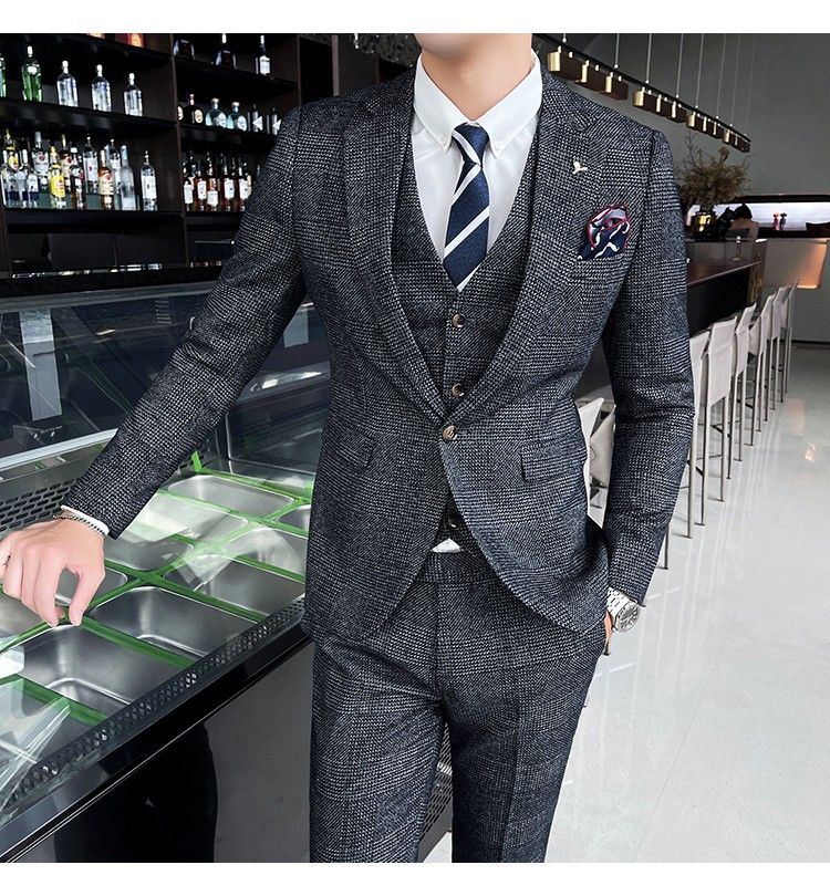 Checkered tuxedo jacket deals
