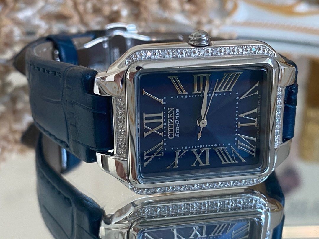 Citizen eco drive outlet square face