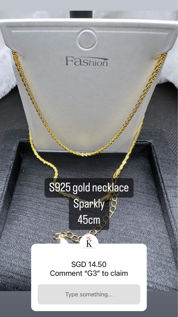 Gold new arrivals necklace clearance