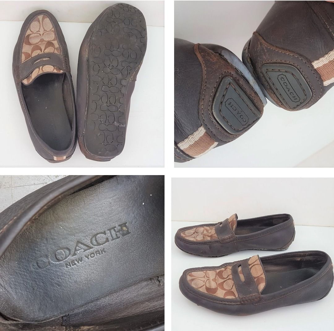 Coach store moccasin slippers