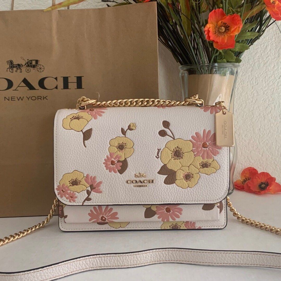 Coach crossbody 2024 with flowers
