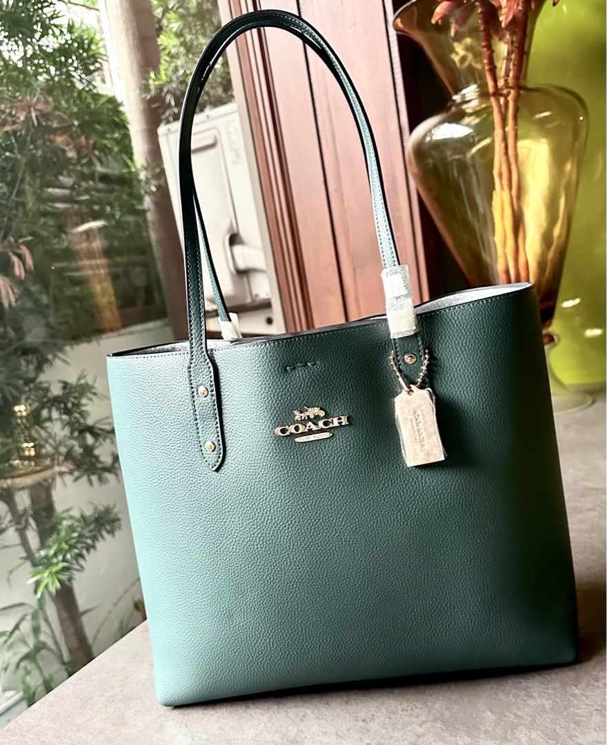 Coach Leather Town Tote