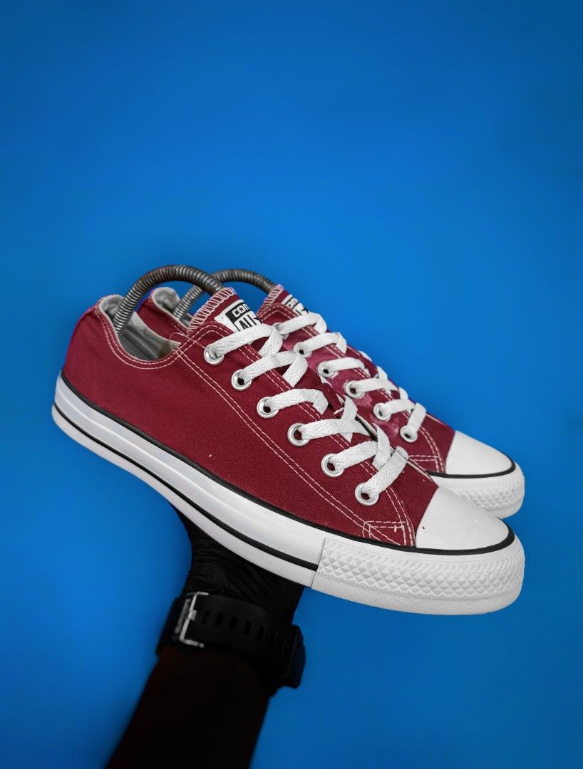 Converse All Star Chuck Taylor Low Burgundy Men s Fashion