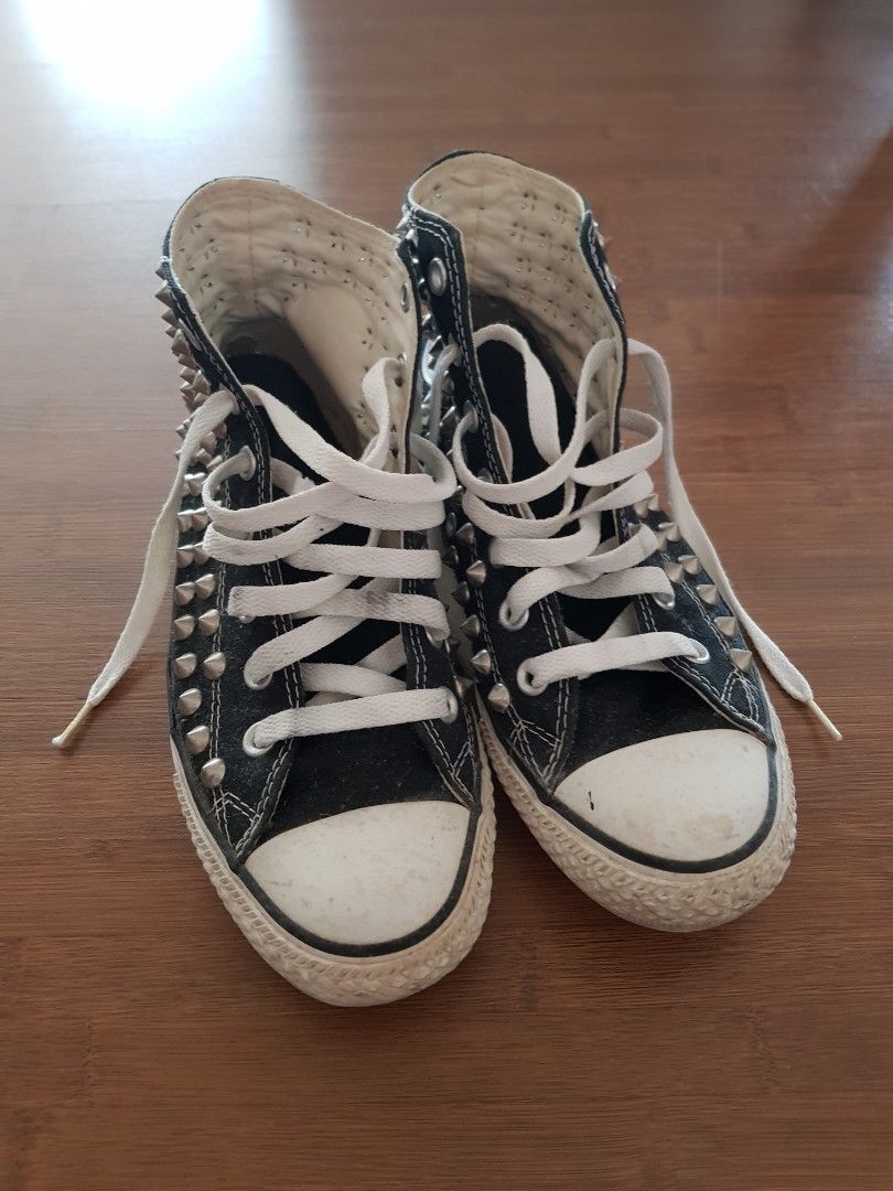 Converse Studded Grunge Punk Chuck Taylor High Tops