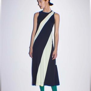 Striped jersey maxi dress on sale
