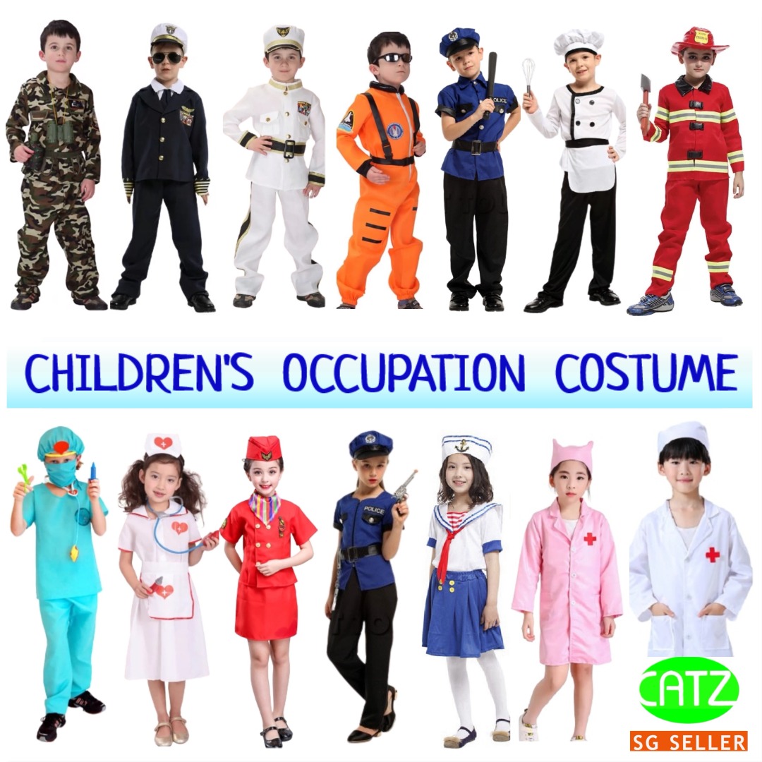Costume Kid's Children's Party Costume School Occupational Costume
