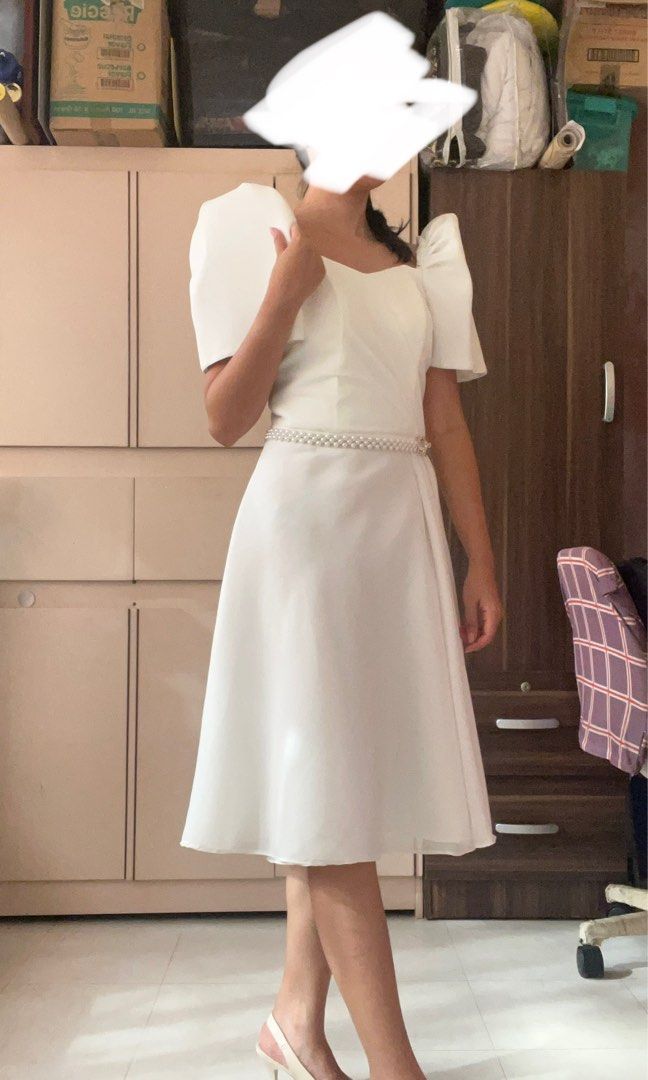 Cream shop filipiniana dress