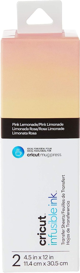Cricut Infusible Ink Transfer Sheet Bundle - Lemonade, Rose, Black