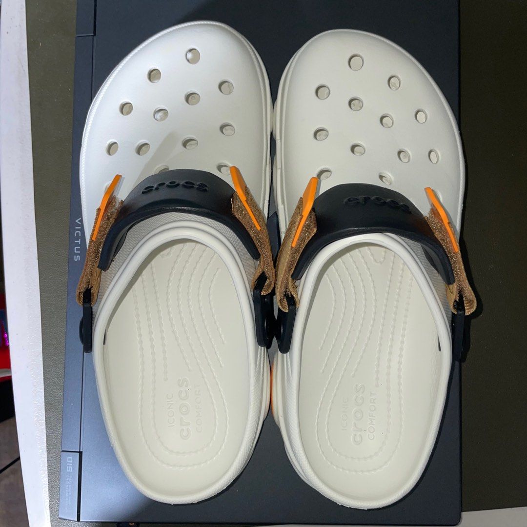 Crocs All Terrain White and Orange size M7