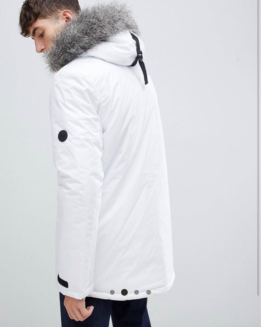 Mens fur trimmed parka best sale