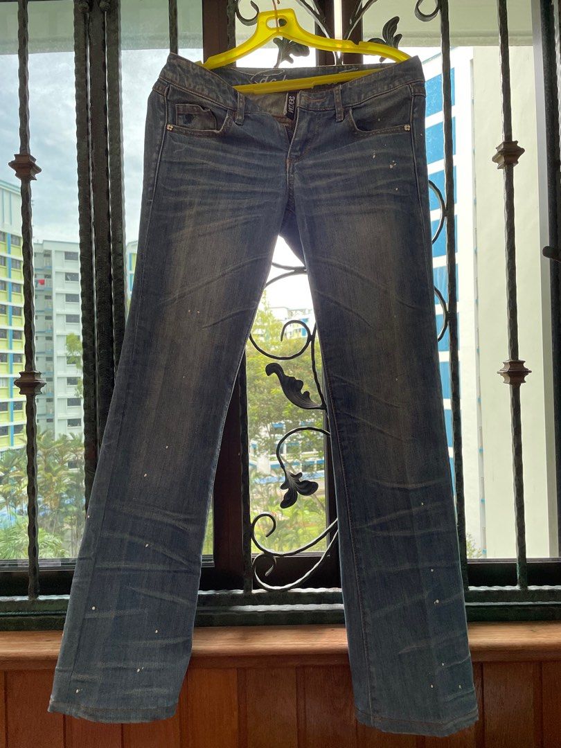 White paint outlet jeans