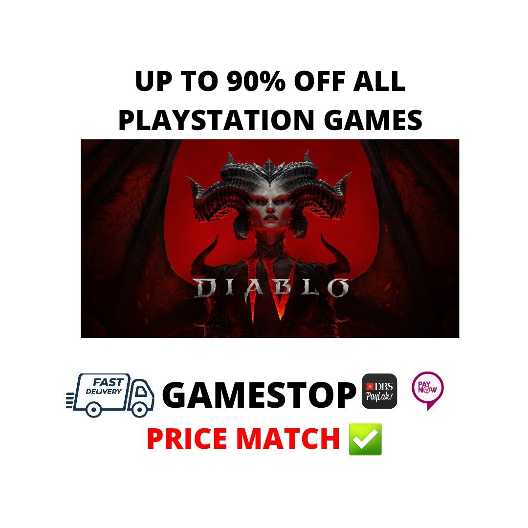 Diablo 4 [PS4 Games] [PS5 Games], Video Gaming, Video Games, PlayStation on  Carousell