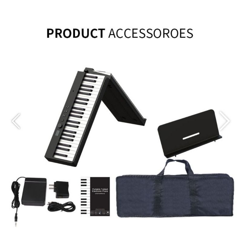 Digital Piano foldable piano KONIX PJ88C foldable piano, Hobbies & Toys ...