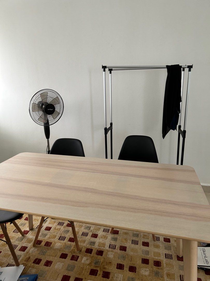 Dining Table (Category: Tables & Sets) located in Singapore. Submitted by mudzamir (Listing ID 1239764774, Image 3). Description: Like new ikea table Can refer to the last picture for measurements Self pickup at pasir ris.