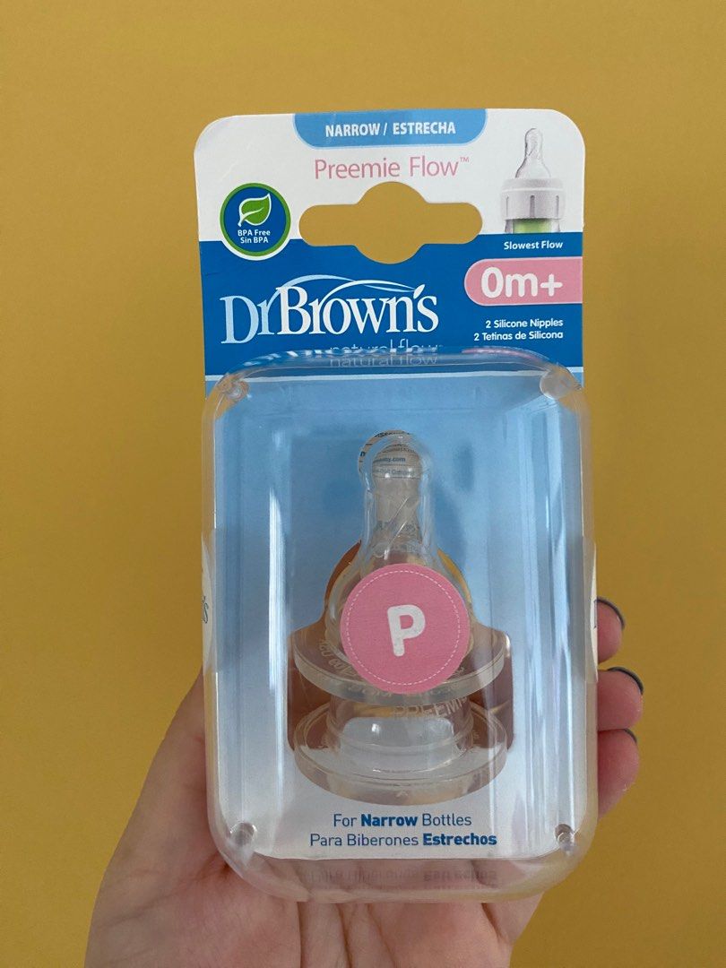 Dr Brown’s Milk Bottle and Preemie Flow Teats, Babies & Kids, Nursing & Feeding, Breastfeeding