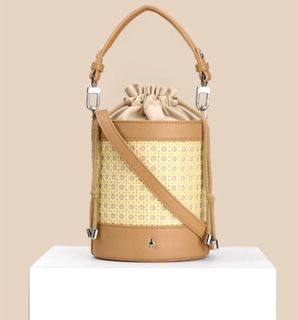 DUCK salma rattan bag