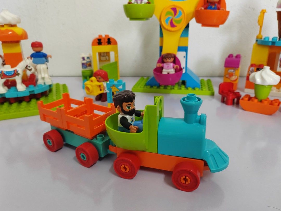 Duplo lego 10840 Town Big Fair complete set, Hobbies & Toys, Toys ...