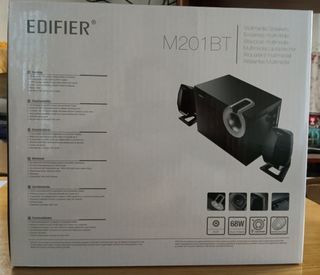 Edifier M201BT Bluetooth Multimedia Speaker with Subwoofer and Stand Mounted Satelitte Speakers