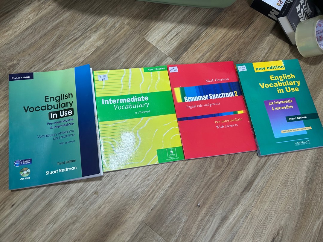 English vocabulary books, Hobbies & Toys, Books & Magazines, Textbooks ...