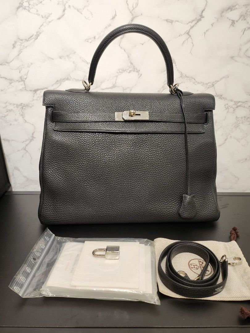 Hermes kelly 35 black store