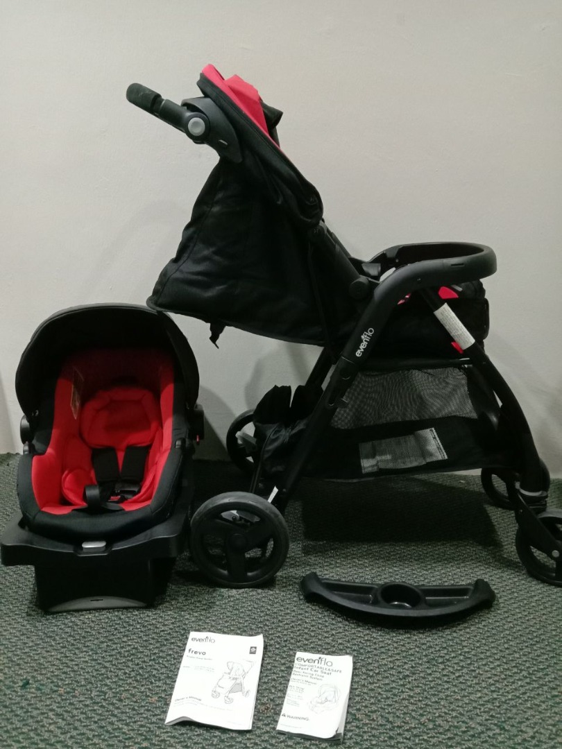 Evenflo 3 in 1 Stroller with Car Seat, Babies & Kids, Going Out