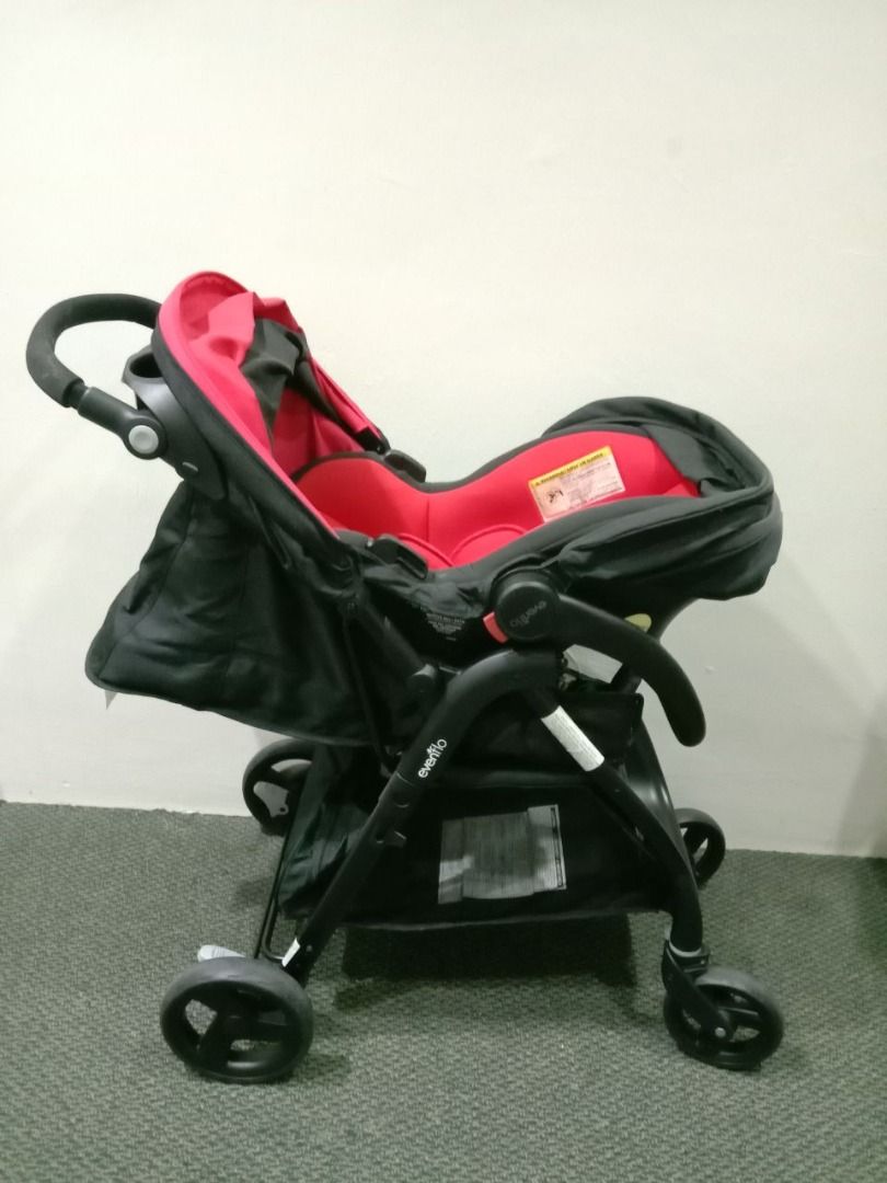 Evenflo 3 in 1 Stroller with Car Seat, Babies & Kids, Going Out