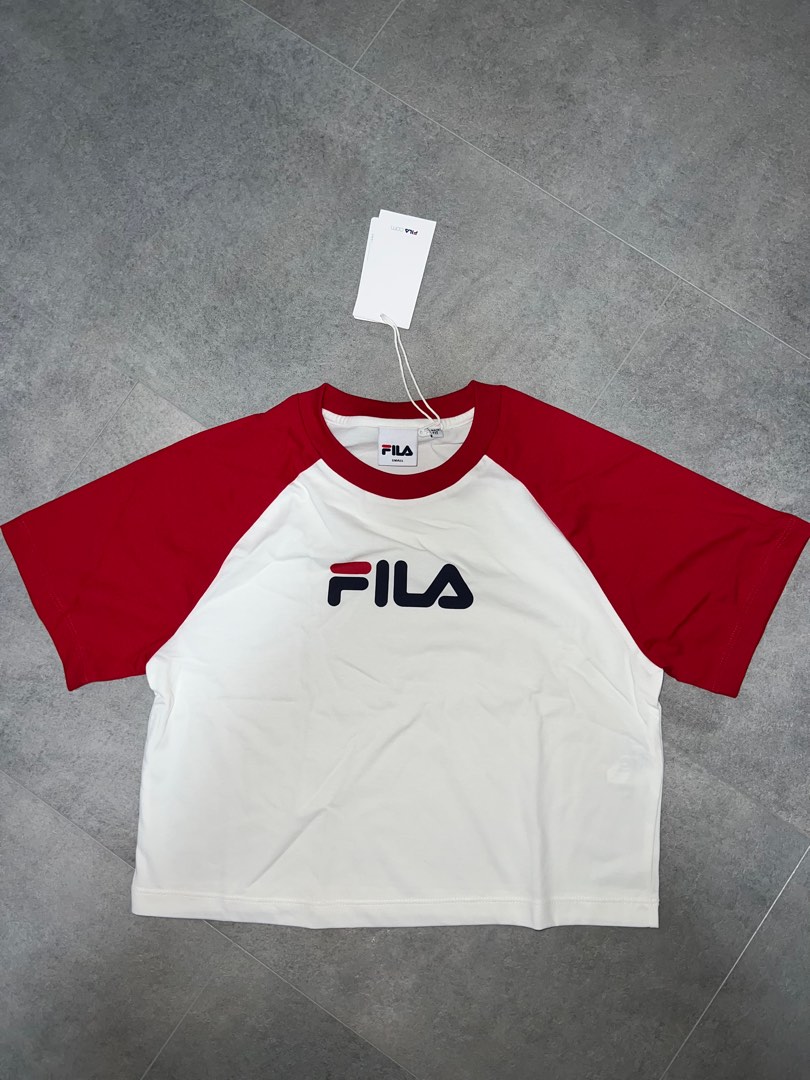 Fila Crop Top Women s Fashion Tops Other Tops on Carousell