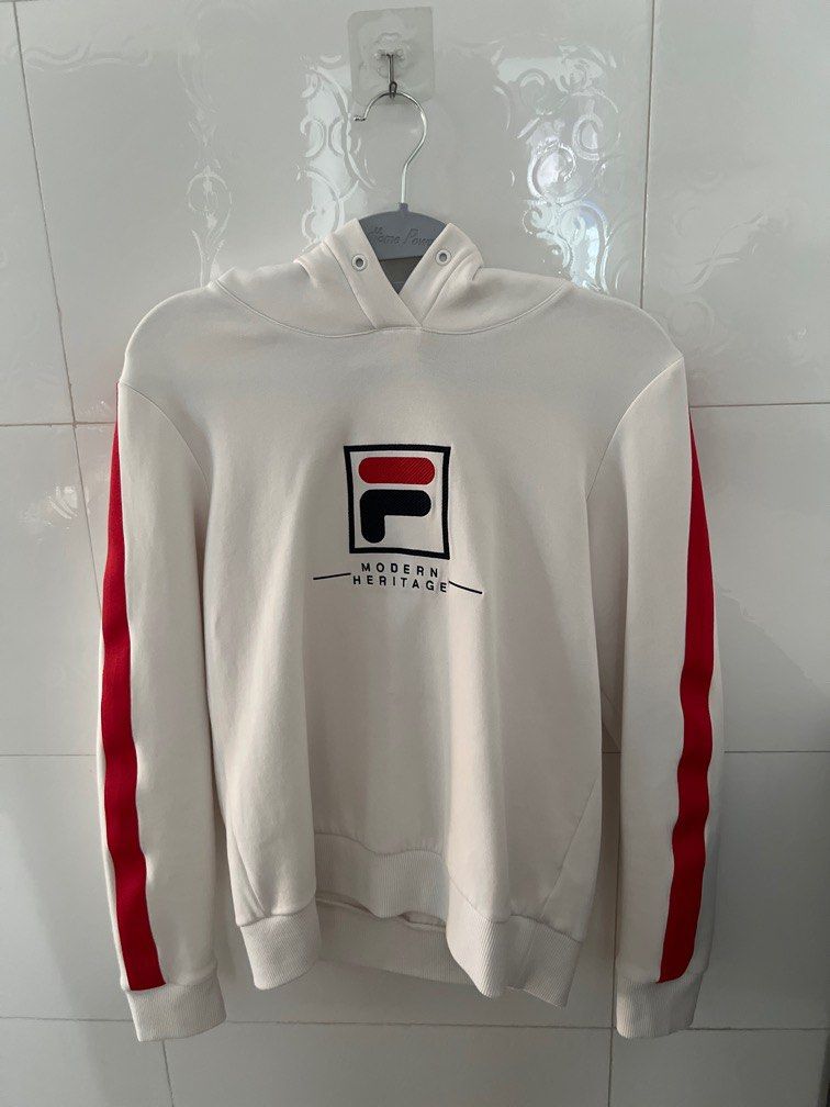 Fila hoodie silver 2025