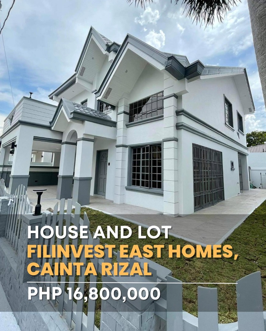 Filinvest East Homes, Cainta Rizal House and Lot for SALE, Property