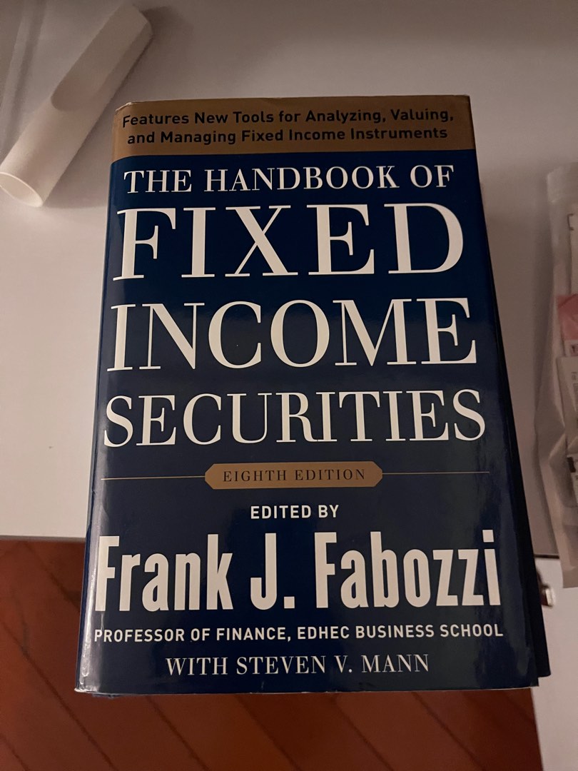 Fixed Income Securities Book, 興趣及遊戲, 書本& 文具, 教科書- Carousell