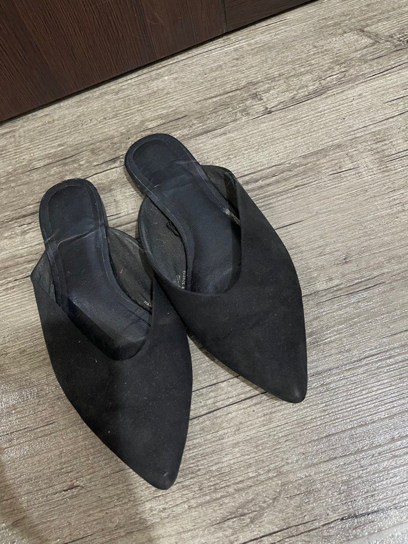 Flat shoes hitam h&m online