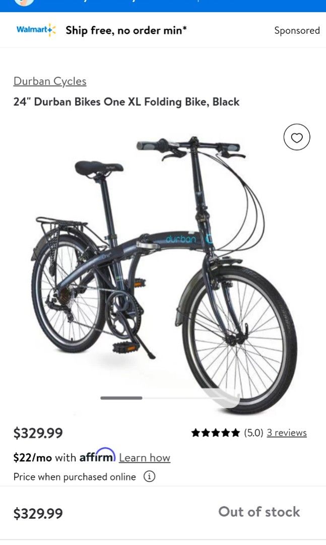 24 inch durban bikes discount one xl folding bike