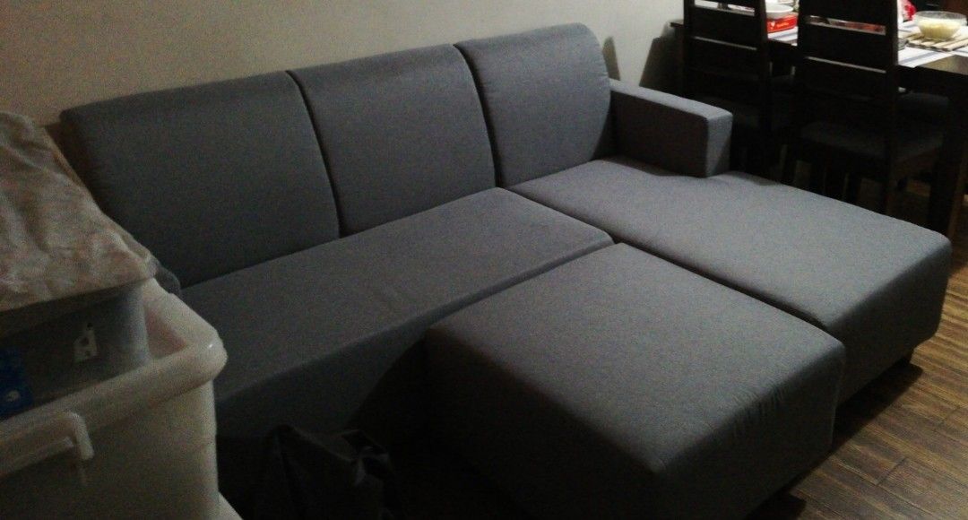 **For Sale** LShape Sofa from Mandaue Foam on Carousell