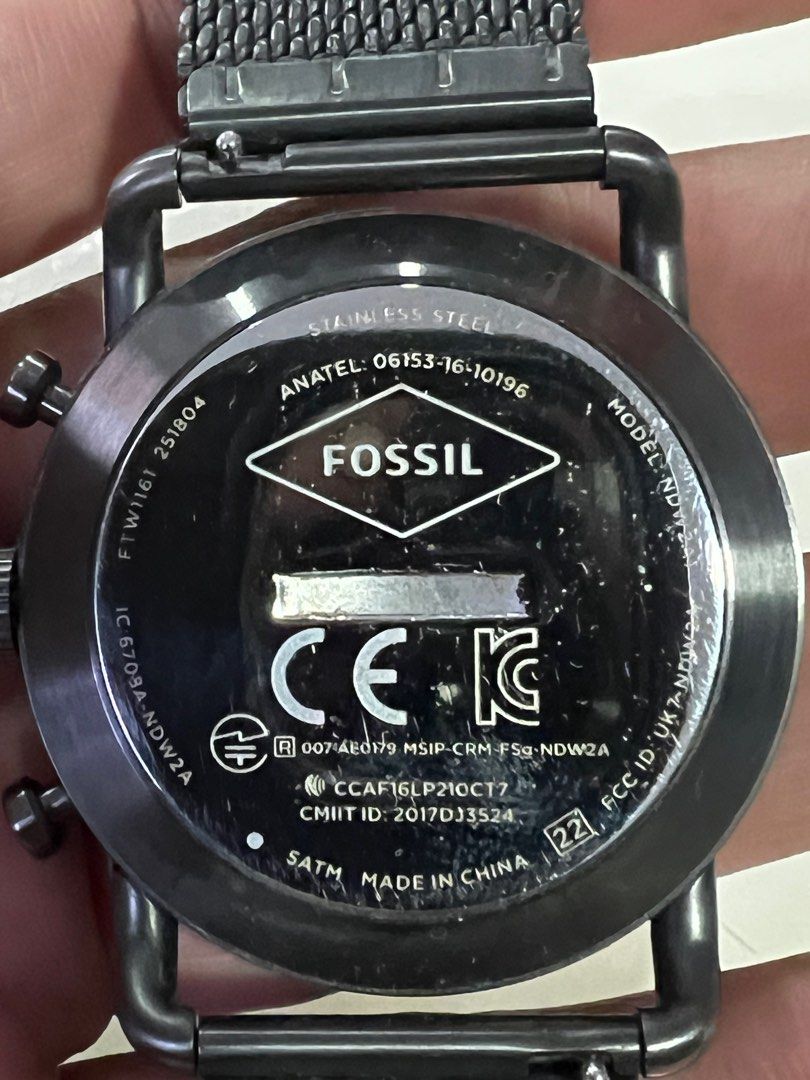 Fossil q commuter outlet ftw1161