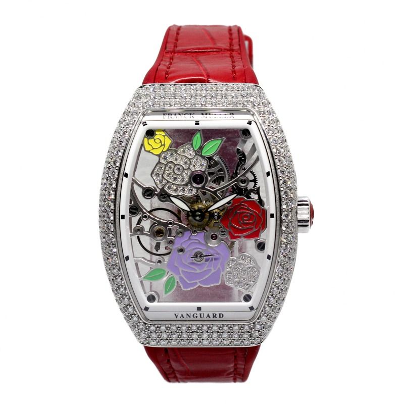 Franck Muller Vanguard Rose Skeleton V35